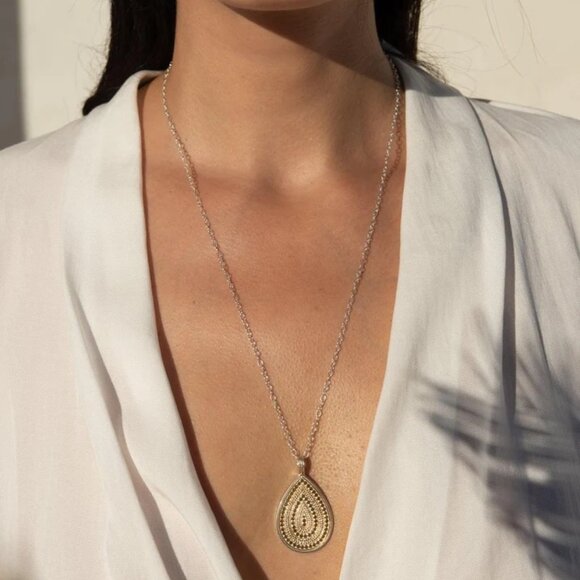 Anna Beck Classic Reversible Teardrop Necklace - Picture 6 of 6